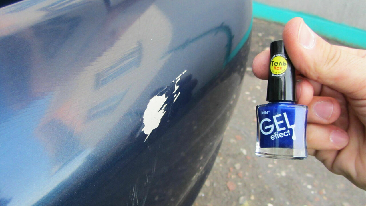 Что будет, если использовать лак для ногтей на кузове автомобиля?